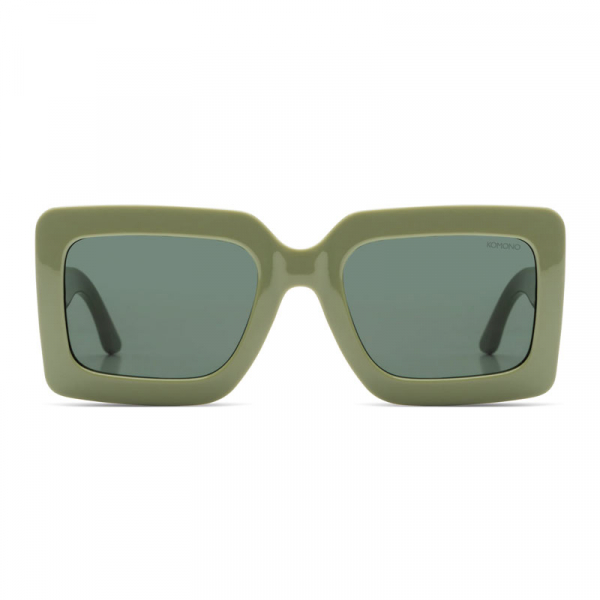 Komono Sunglasses Lana Moss, grün getönte Gläser, front